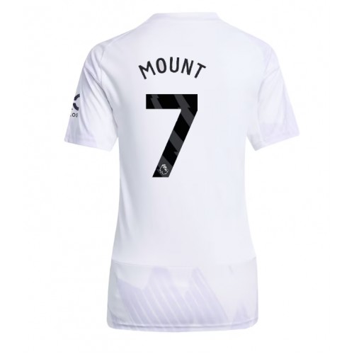 Manchester United Mason Mount #7 Replika Bortatröja Damer 2025-26 Kortärmad